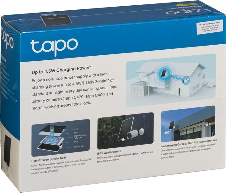Actual product image TP-Link A200 (Solar panel)