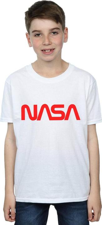 Immagine prodotto Nasa Modern Logo Maglietta Ragazzi (128)