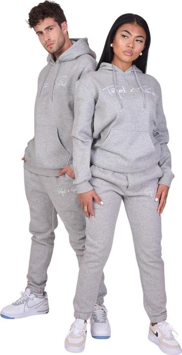 Project X Paris Signatur-Jogginganzug mit Logostickerei (M)