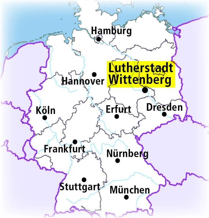 Produktbild PublicPress Stadtplan Lutherstadt Wittenberg