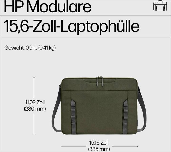 Produktbild HP 15.6p Modular Laptop Sleeve (15.60", Universal)