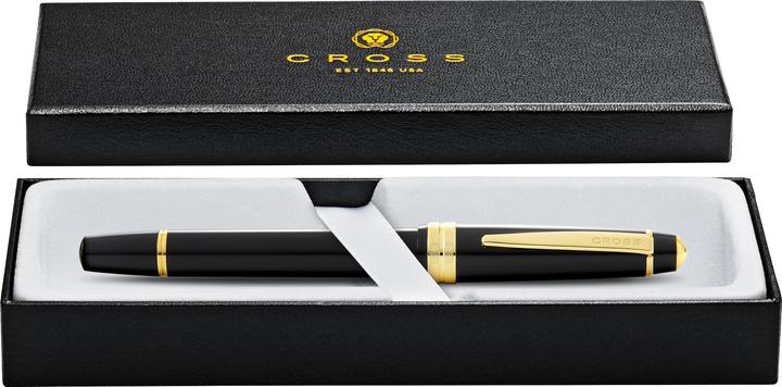Produktbild Cross Füllfederhalter Bailey Light Schwarz/Gold, Medium, in Geschenkbox (Schwarz/Gold, 1 x)
