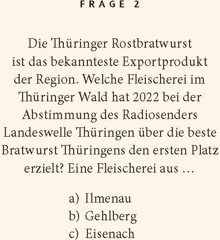 Produktbild Edelmann:Thüringer Wald-Quiz (Deutsch)