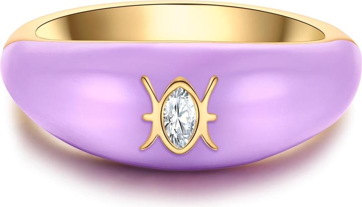 Immagine prodotto Glanzstücke München Anello da donna segno zodiacale Pesci - 35958 (60, 925 Argento)