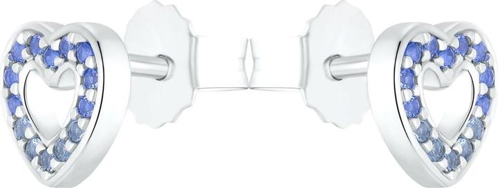 Immagine prodotto Prinzessin Lillifee Gioielli per orecchie da bambina, argento 925, zirconi (sintetici), cuore (Argento 925)