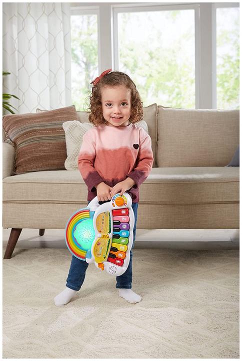 Actual product image VTech 612403 Leap Frog Baby Piano My First Notes (English Version) 12+ Months (French, English)