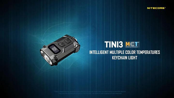 Produktbild Nitecore TINI 3 Keychain Light Black (4.72 cm, 600 lm)