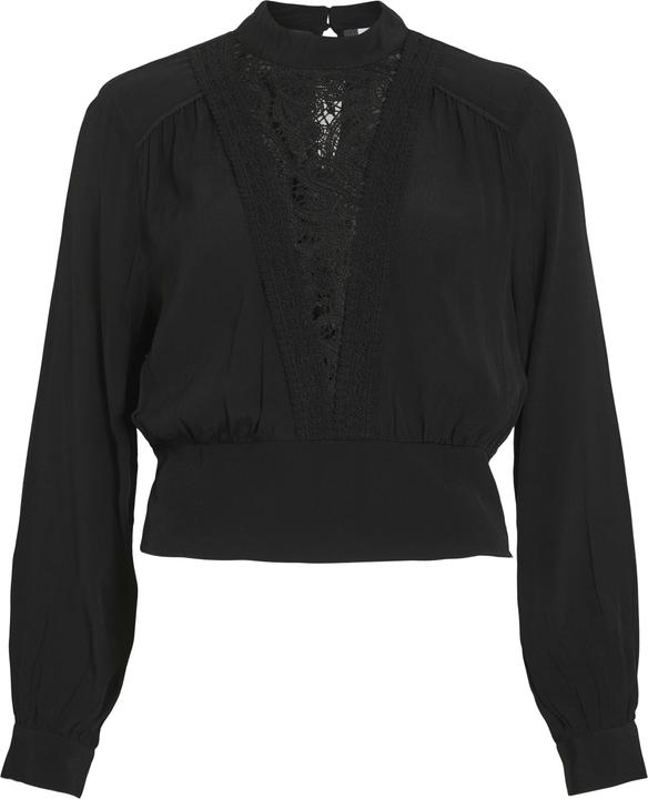 Vila High Neck Oberteil mit langen Ärmeln (40)