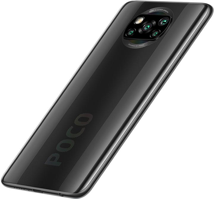 Produktbild Xiaomi Poco X3 (128 GB, Shadow Grey, 6.67", Hybrid Dual SIM, 64 Mpx, 4G)