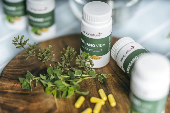 Immagine prodotto Kingnature Oregano Vida Kapsel 614 mg (60 Pezzo/i, Pillole, 75 g)