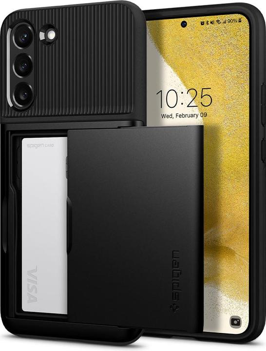 Actual product image Spigen SLIM ARMOR CS GALAXY S22 + PLUS Black
