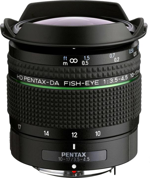 Pentax Zoom lens HD DA Fisheye 10-17mm (Pentax K, APS-C / DX)