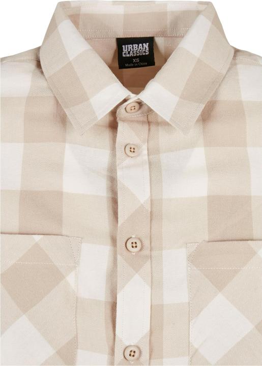 Immagine prodotto Urban Classics Camicia a maniche lunghe a quadri con risvolto (XS)