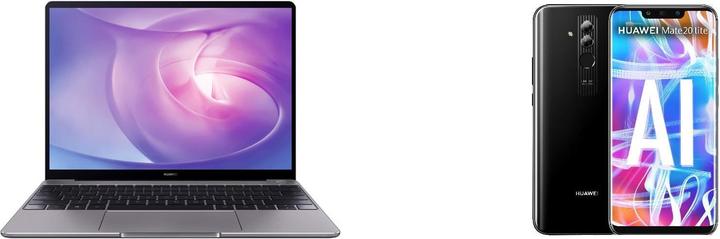 Huawei Matebook 13 Grey inkl. Mate 20 Lite