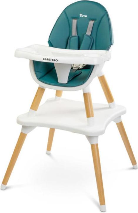 Actual product image Caretero Tuva Feeding Chair Dark Green (Highchair)