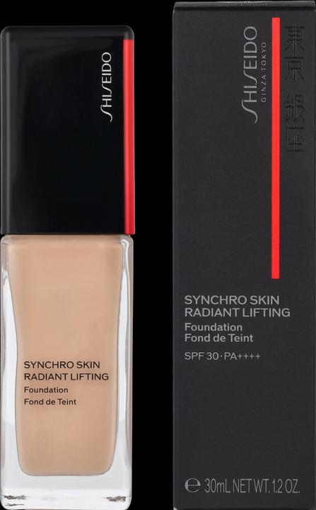Actual product image Shiseido Synchro Skin Radiant Lifting Foundation 220 Linen (220 lines)