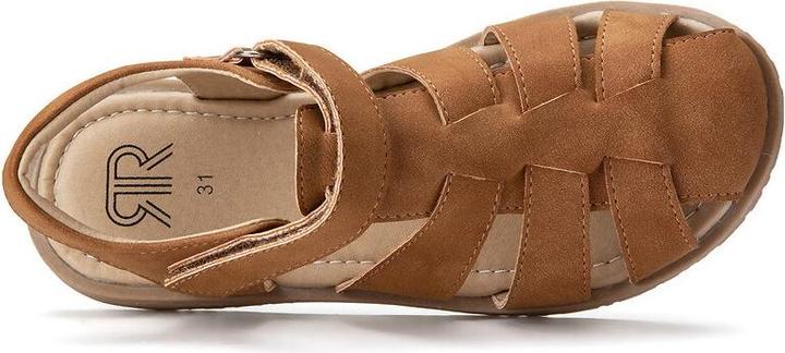 Actual product image La Redoute Collections Sandals with velcro fastening (34)