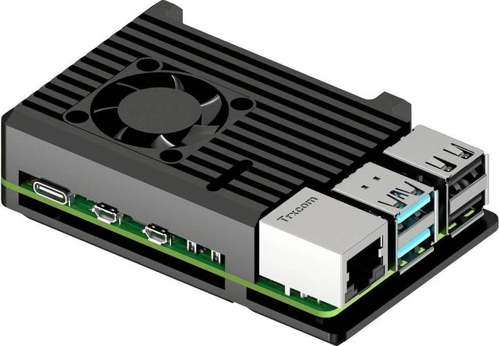 Actual product image Joy-it Armor Case BLOCK ACTIVE SBC housing Suitable for (development kits): Raspb