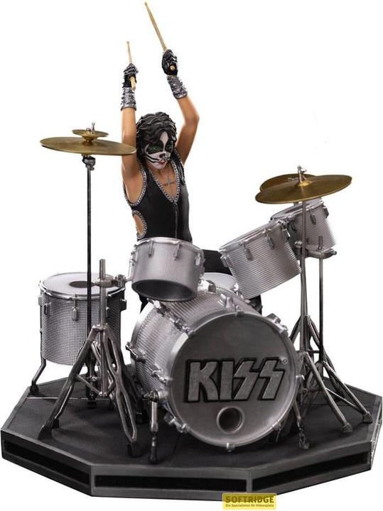 Actual product image Iron Studios Kiss Art Scale Statue 1/10 Peter Criss Limited Edtition 22 cm