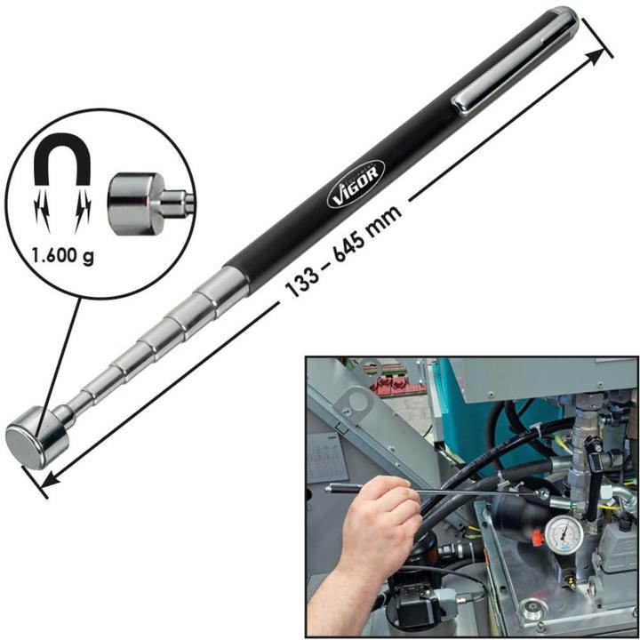 Produktbild Vigor Teleskop-Magnetheber ∙ V1741 ∙ 645 mm