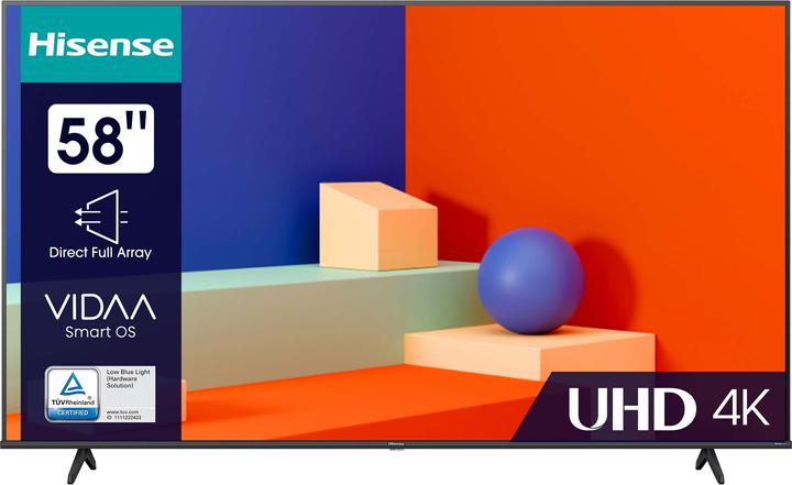 Immagine prodotto Hisense TV 58A6K (58", LED, 4K, 2023)
