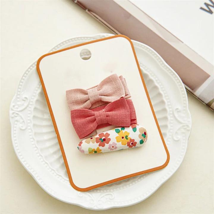 Immagine prodotto Activity Board Adorable Floral Bow Hair Clips - Perfekte Kopfbedeckung Zubehör (3 pz.)