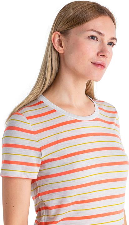 Actual product image Icebreaker Women Merino Wave SS Tee Stripe (M)