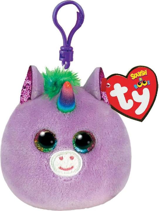 Ty Rosette Unicorn Squishy Clip 9cm