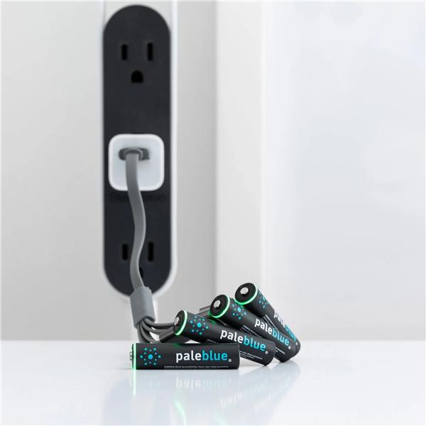 Image du produit Pale Blue AAA USB-C (4 pcs, AAA, 600 mAh)