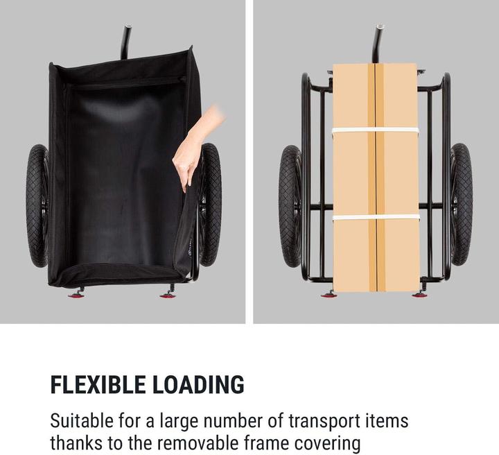 Actual product image Klarfit Companion Bicycle Trailer, Black/Blue
