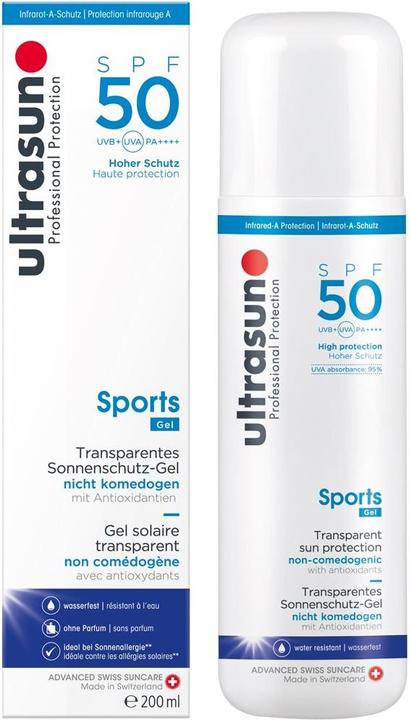 Ultrasun Sports Gel (Sonnencreme, SPF 50, 200 ml, 231 g)