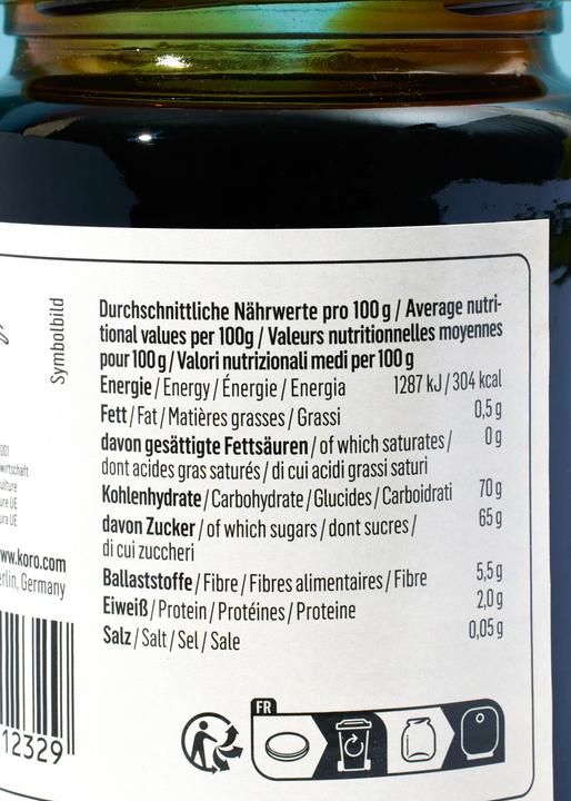 Produktbild KoRo Bio Zuckerrübensirup (3600 g)
