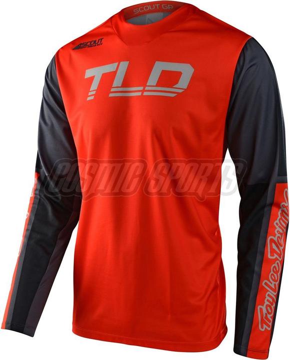 Produktbild Troy Lee Designs Scout GP Jersey, Recon, neon orange/gray, M (M)