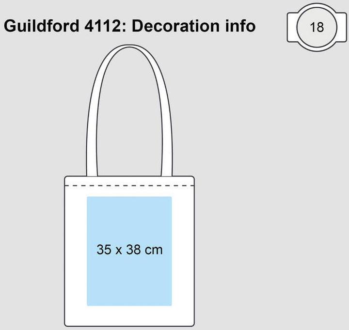 Produktbild Shugon Guildford Einkaufstasche aus Baumwolle 15 Liter (15 l)