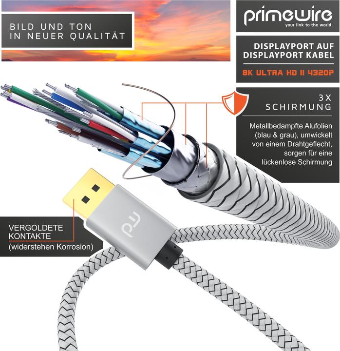 Produktbild Primewire DisplayPort — DisplayPort (2 m, DisplayPort)