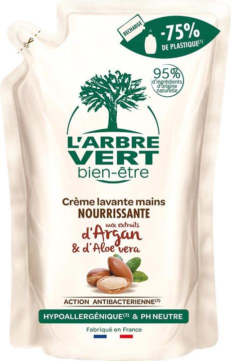 Immagine prodotto L'arbre vert Ricarica di sapone liquido Argan French liq (Sapone liquido, 300 ml)