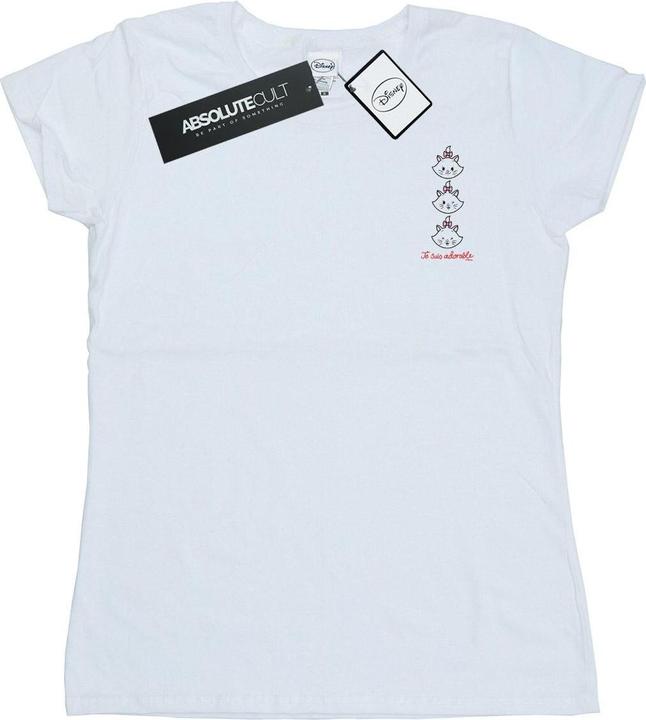 Disney Aristocats Marie Breast Print TShirt (XXL)