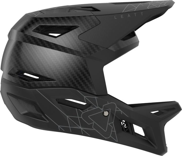 Actual product image Leatt Helmet MTB Gravity 6.0 Carbon Stealth (55 - 56 cm)