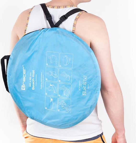 Produktbild Tracer Tra Pop-up-Strandmatte Blau 180 x 80 cm (Strandzelt + Strandmuschel, 0.30 kg)