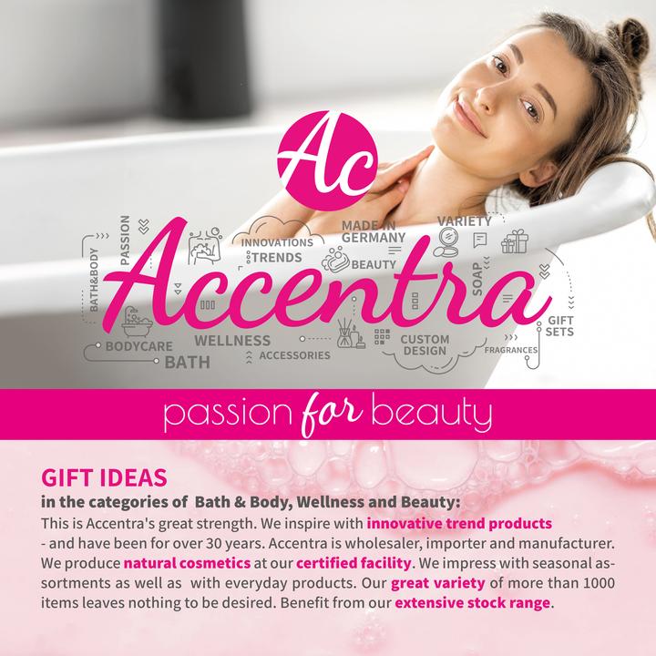 Actual product image Accentra Bath confetti DREAMY WINTER in gift box 'Bell', 25g, fragrance: marshmallow, colour: