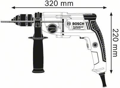 Image du produit Bosch Professional Perceuse GBM 13-2 RE : mandrin à serrage rapide, poignée supplémentaire (Fonctionnement sur secteur)