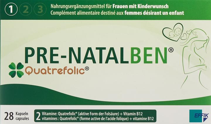 Actual product image Natalben Quatrefolic (28 Piece, Capsules, 28 g)