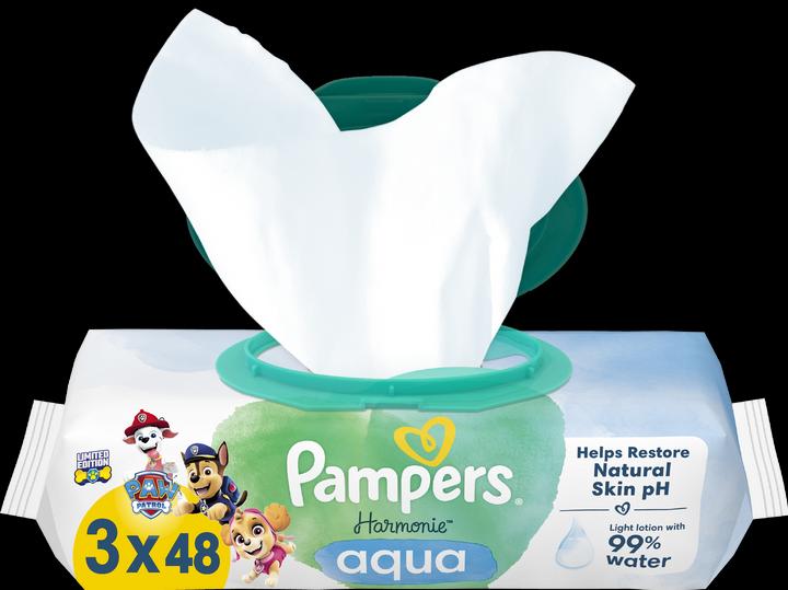 Pampers Harmonie Aqua (144 Stück)