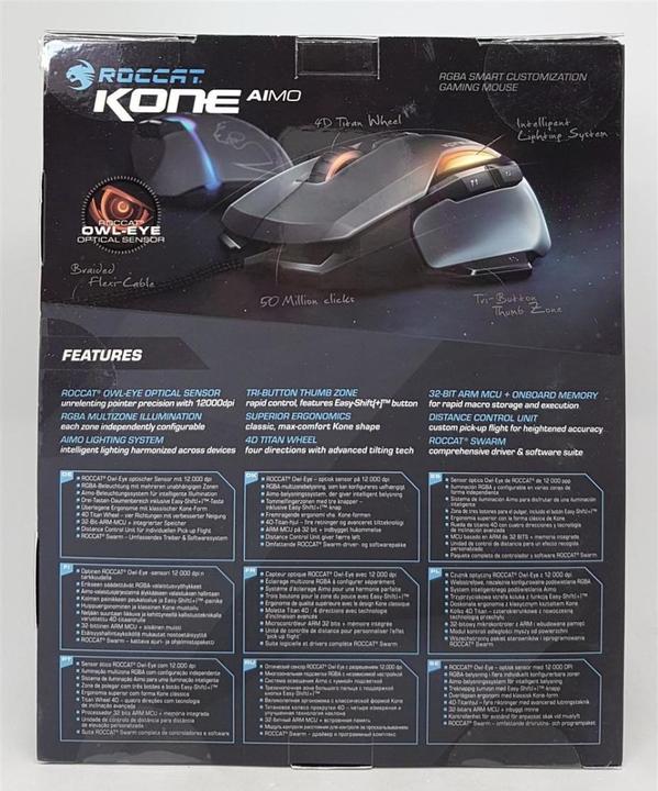 Actual product image Roccat Kone AIMO (Cable)