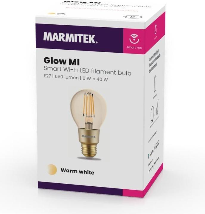 Productafbeelding Marmitek Smart me Glow MI (E27, 6 W, 650 lm, 1 x, A)