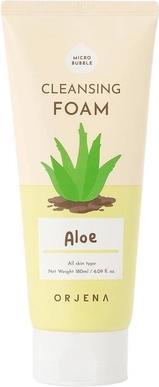 Actual product image Orjena Smile Day Aloe Cleansing Foam for Face Korean Skincare Deep Perfect Cleansing (Foam, 180 ml)