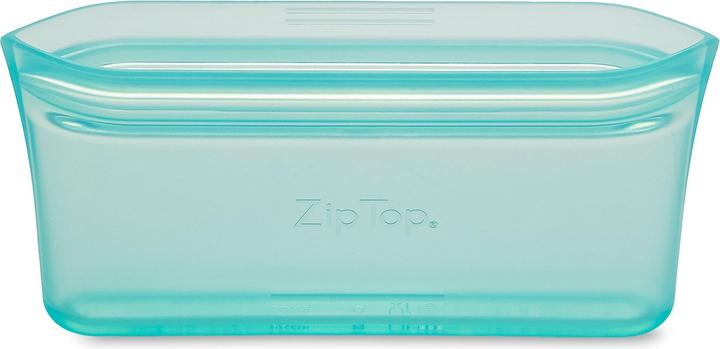 Image du produit Zip Top Sac et conteneur de conservation des aliments réutilisable en silicone à 100 %, fabriqué aux