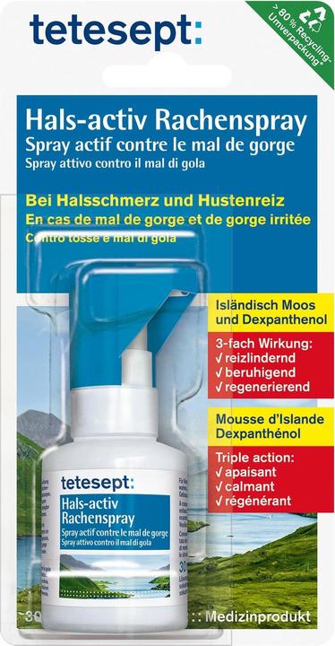 Tetesept Throat-activ spray per la gola 30 ml (1 Pezzo/i)