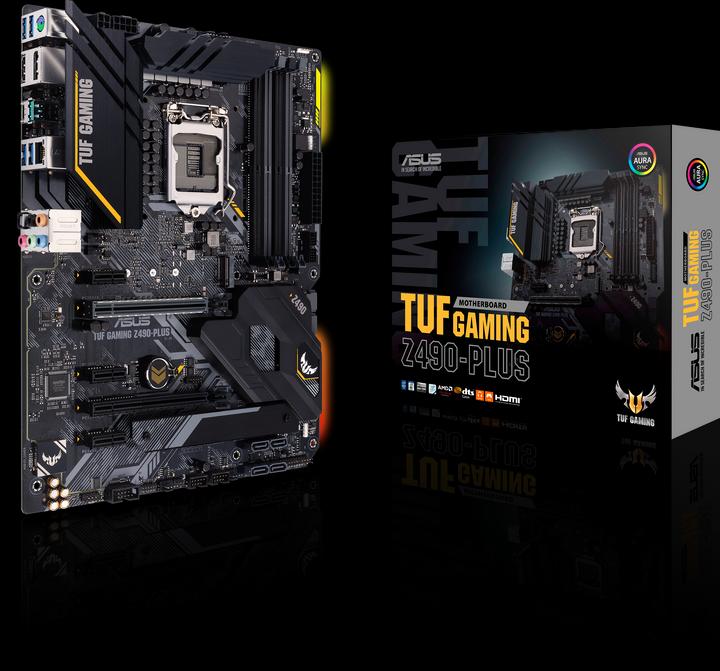 Produktbild ASUS TUF Gaming Z490-PLUS (LGA 1200, Intel Z490, ATX)