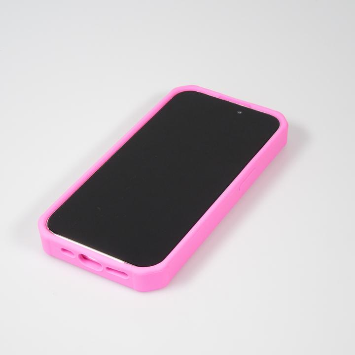 Produktbild PhoneLook Hülle Dicke Silikonhülle mit Löcher für Aufsteck-Sticker (Apple iPhone 14 Pro)